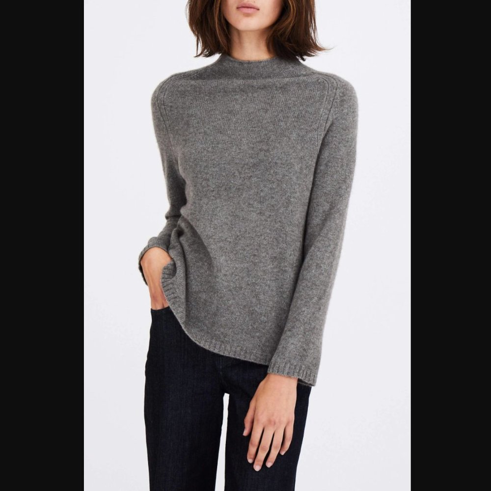 Jarbo mock neck cashmere sweater